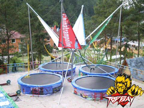 Kiddie Rides » BG-1001 bungee trampolines